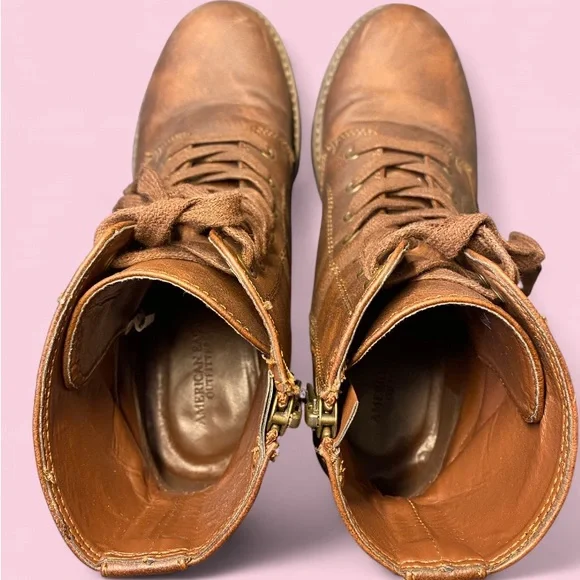 American Eagle Outfitters Women's Size 8 Brown Boots Pre Owned Great Condition - Picture 6 of 7